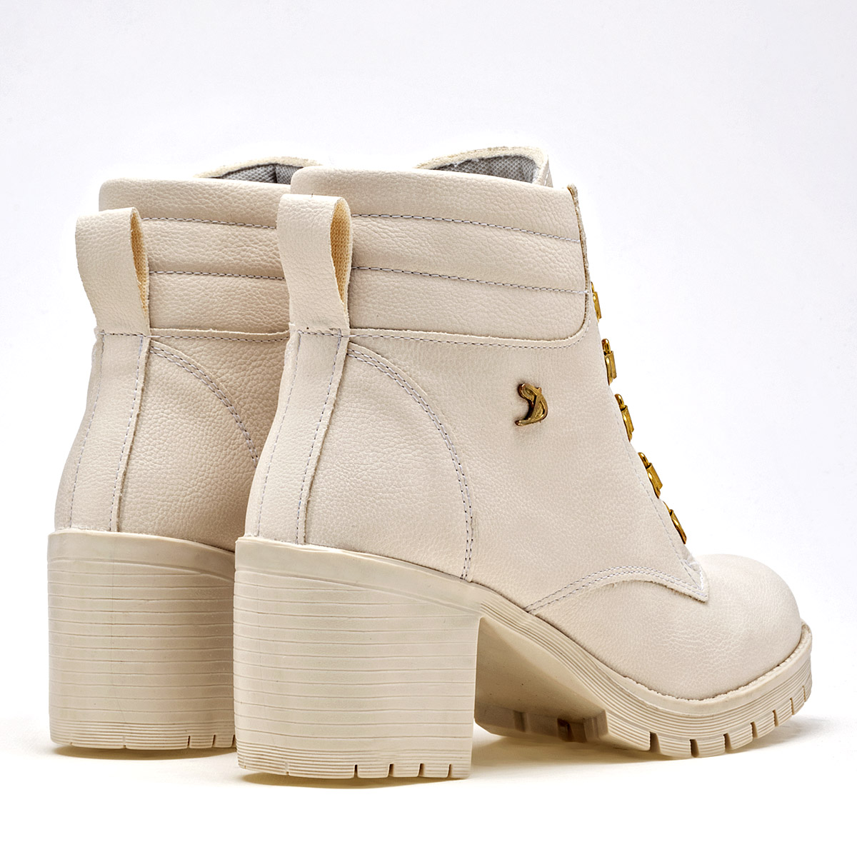 Foto 3 | Botines Celex Beige para Mujer