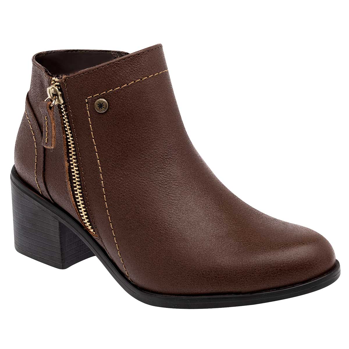 Botines Moramora 104953-1 Cafés para Mujer