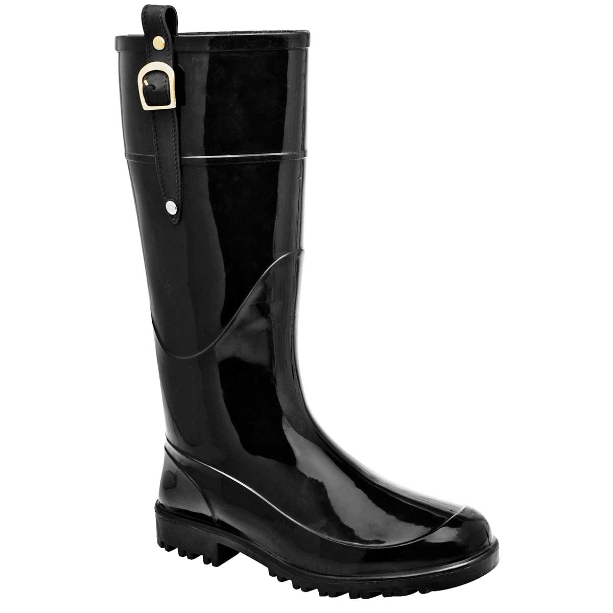 Foto 2 pulgar | Botas de Lluvia Top Moda para Mujer Negras Impermeables