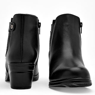 Foto 3 | Botines Mora Confort Negros para Mujer