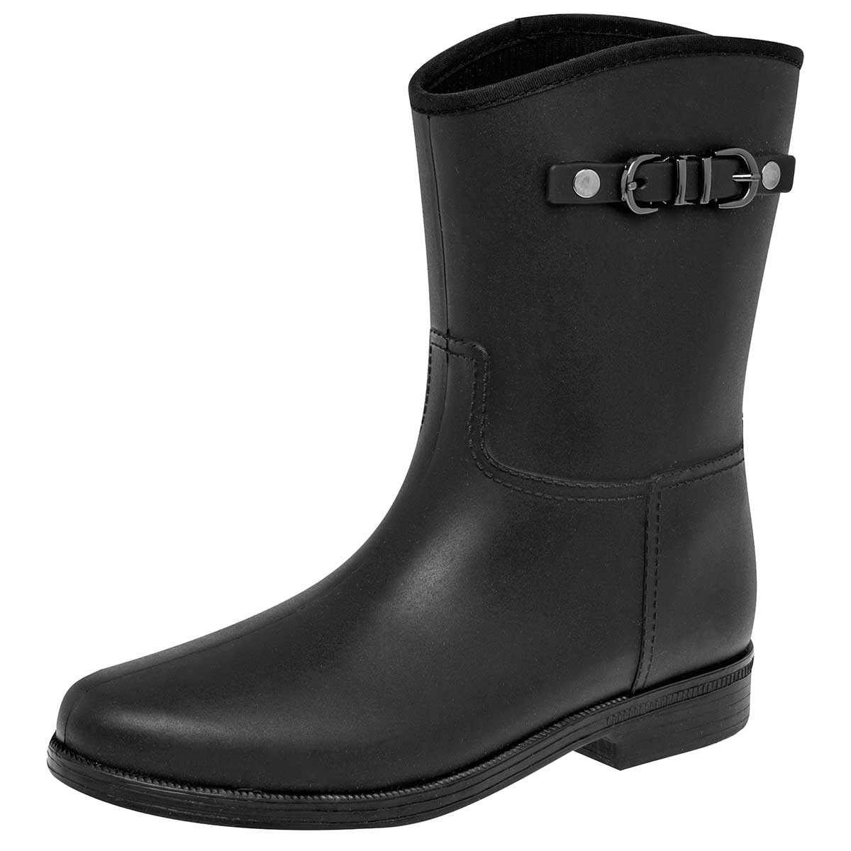 Botas de Lluvia para Mujer Top Moda Negras Impermeables 105403-1 $649