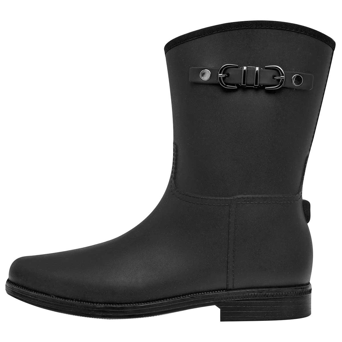 Foto 4 pulgar | Botas de Lluvia para Mujer Top Moda Negras Impermeables 105403-1