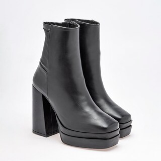 Foto 2 | Botines Pietro Alessandro Negros para Mujer