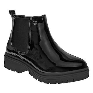 Foto 1 | Botas Lady One Negras de Charol para Mujer