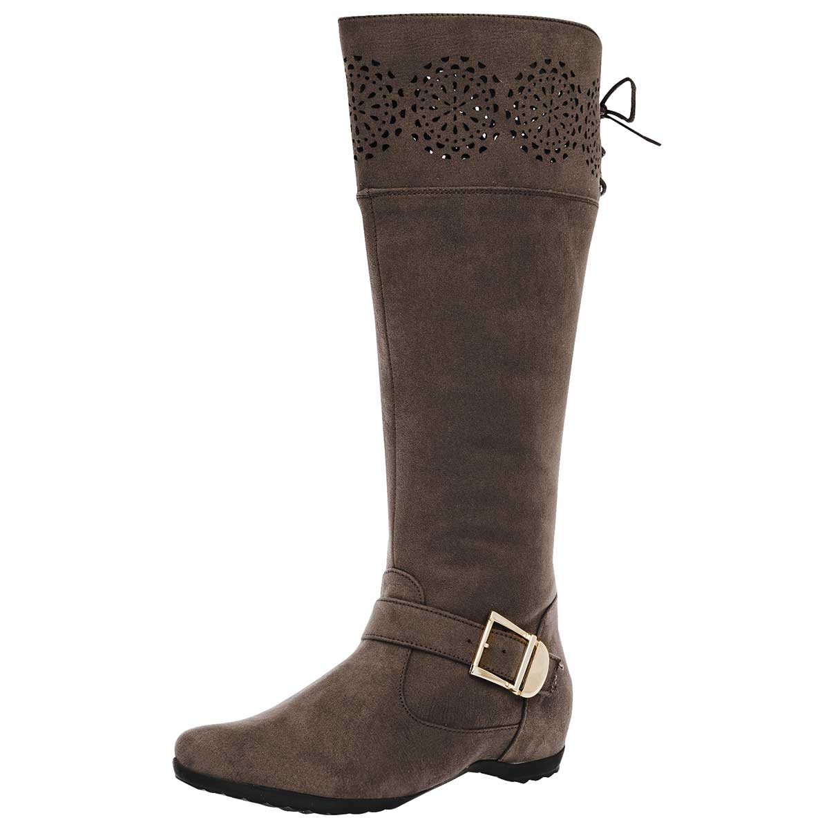 Bota para Mujer Etnia Café Cuña Oculta 80109-1