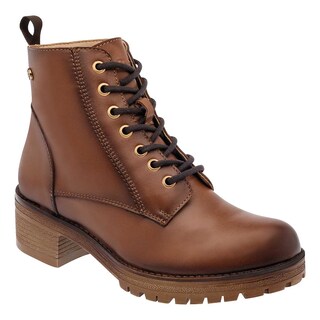 Foto 1 | Botines Marca Verde T Camel para Mujer
