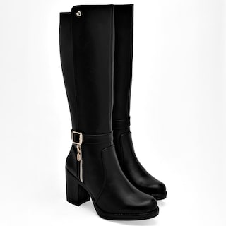 Foto 2 | Bota para Mujer Moramora Negro 120890-e