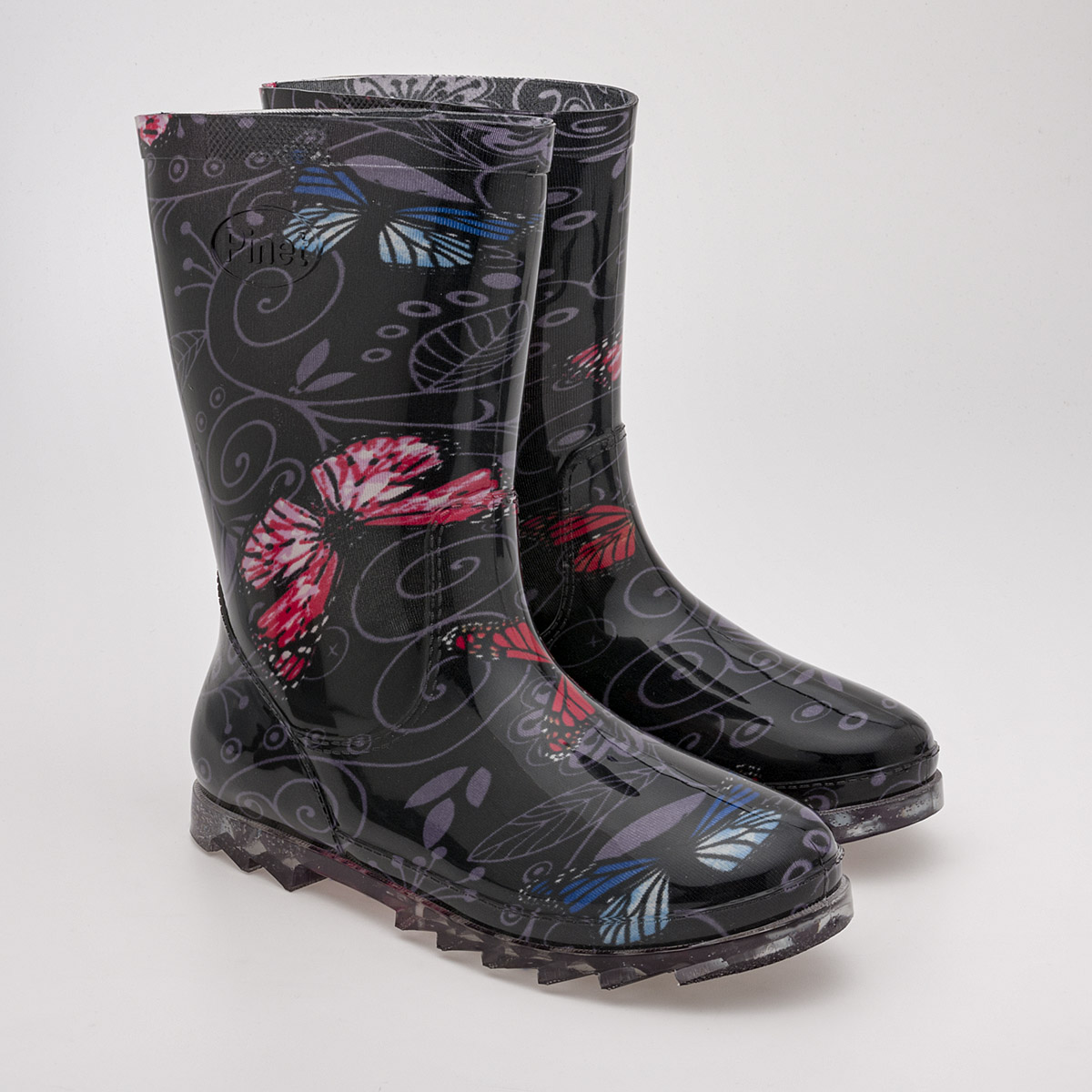 Foto 2 | Botas de Lluvia Pinet Multicolor para Mujer