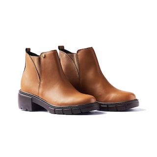 Foto 5 | Bota Chelsea Beira Rio Roxana Casual Café para Mujer