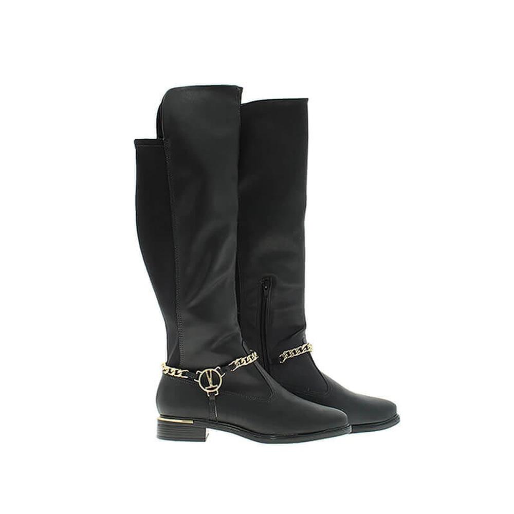 Foto 4 pulgar | Botas Altas para Mujer Vizzano Shar Napa Negras