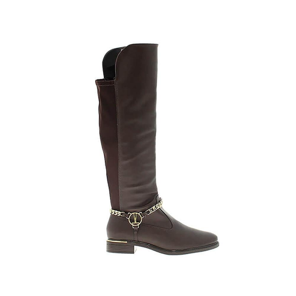 Bota Alta Para Mujer Vizzano Shar Napa Cafe