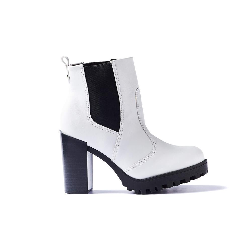 Botines Moleca Ditza Pelica Blancos para Mujer $1,299