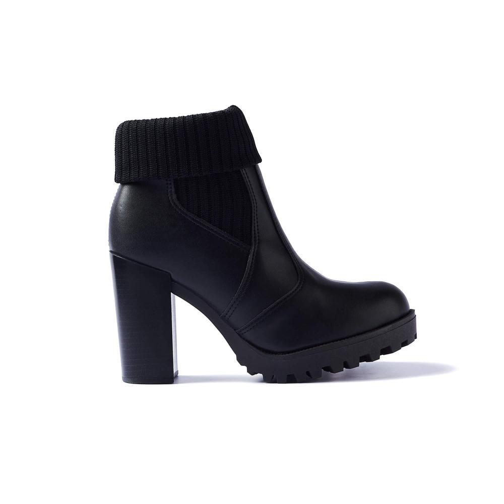 Bota Moleca Ditza Berlim Negro Para Mujer