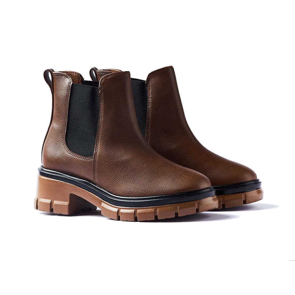 Foto 5 | Bota Chelsea para Mujer Vizzano Shaida Casual Café