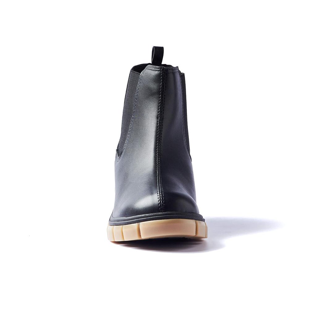 Foto 3 | Bota Chelsea Moleca Dalia Elastico Negro Para Mujer