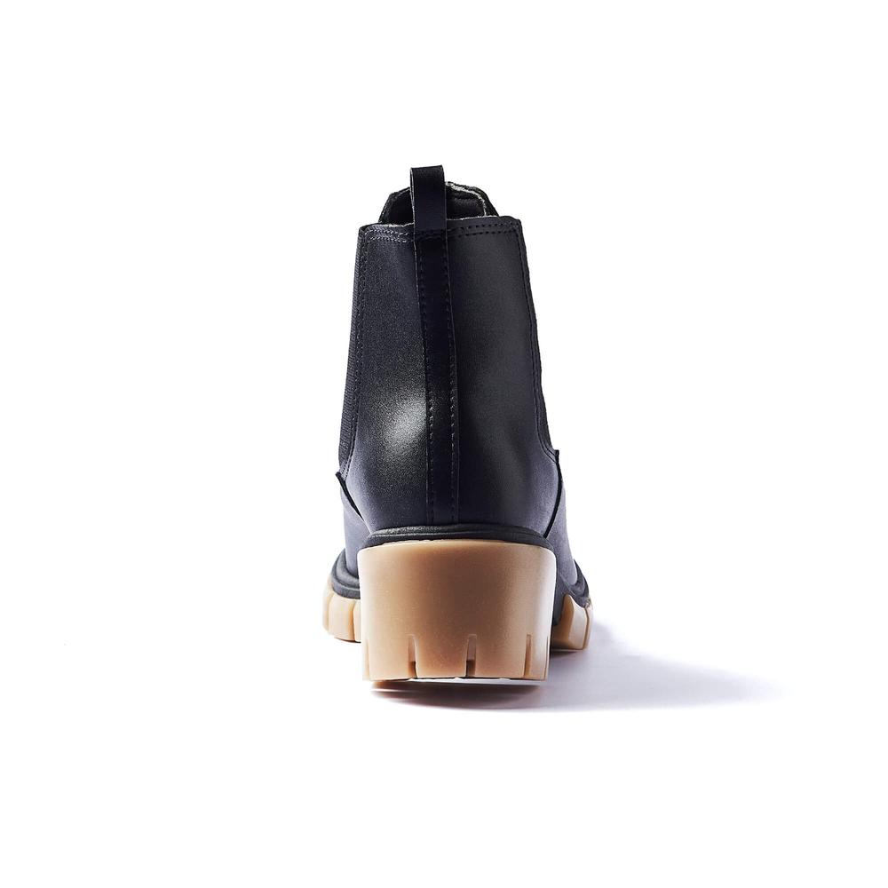 Foto 4 | Bota Chelsea Moleca Dalia Elastico Negro Para Mujer