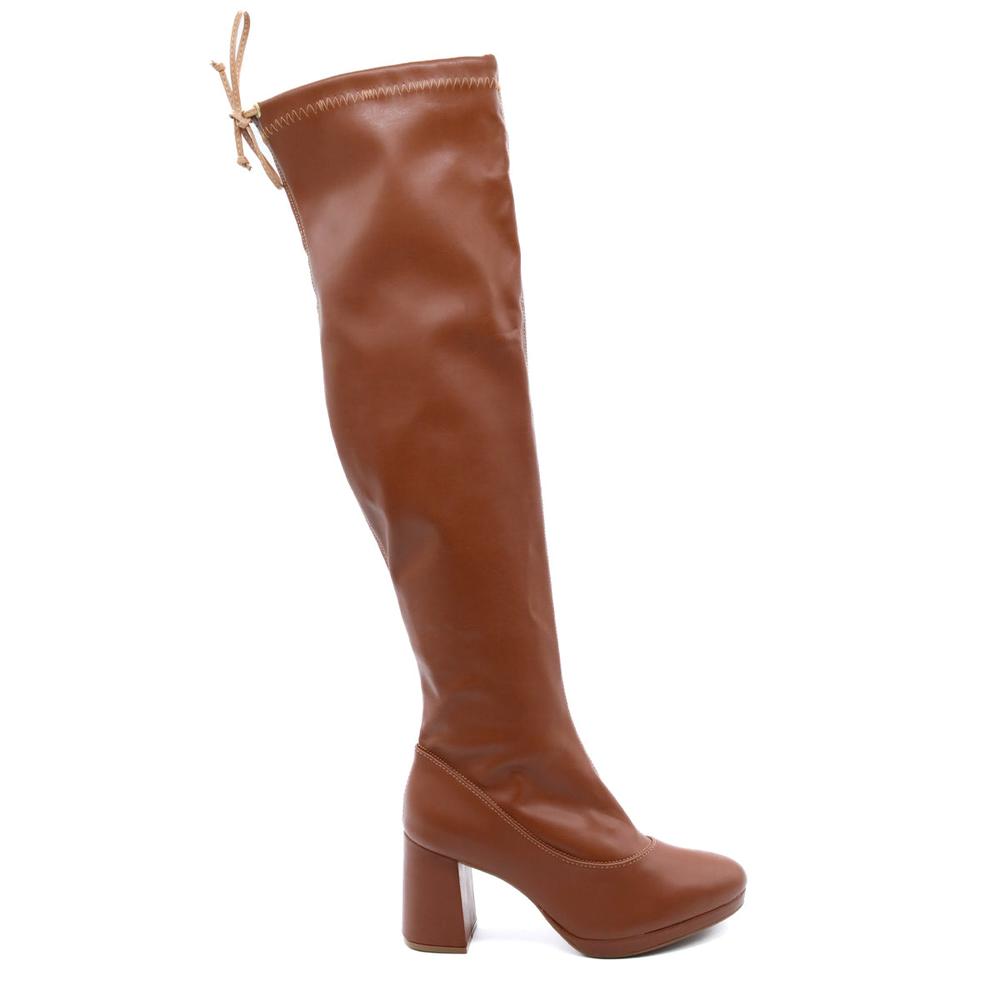 Bota Alta para Mujer Vizzano Sidney Strech Café