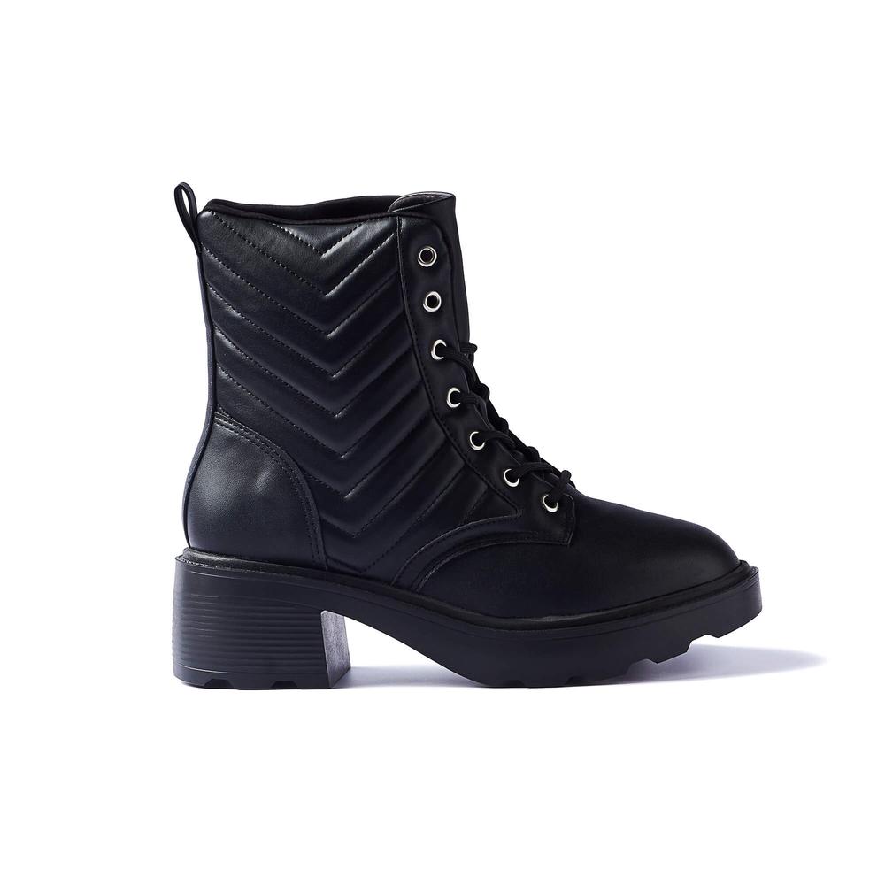 Foto 2 pulgar | Combat Boot Vizzano Saula Napa Negro para Mujer