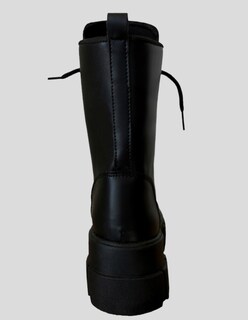 Foto 5 | Bota Combat Corta Malabis Bot-1019 Negra con Agujetas de Mujer