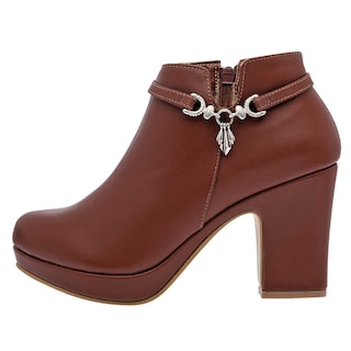 Foto 3 | Botines D'Cristian Cafés para Mujer