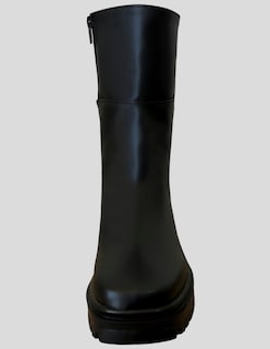 Foto 4 | Bota Cerrada Arriba Del Tobillo De Mujer Malabis Bot-1022 Color Negro Con Cierre Lateral
