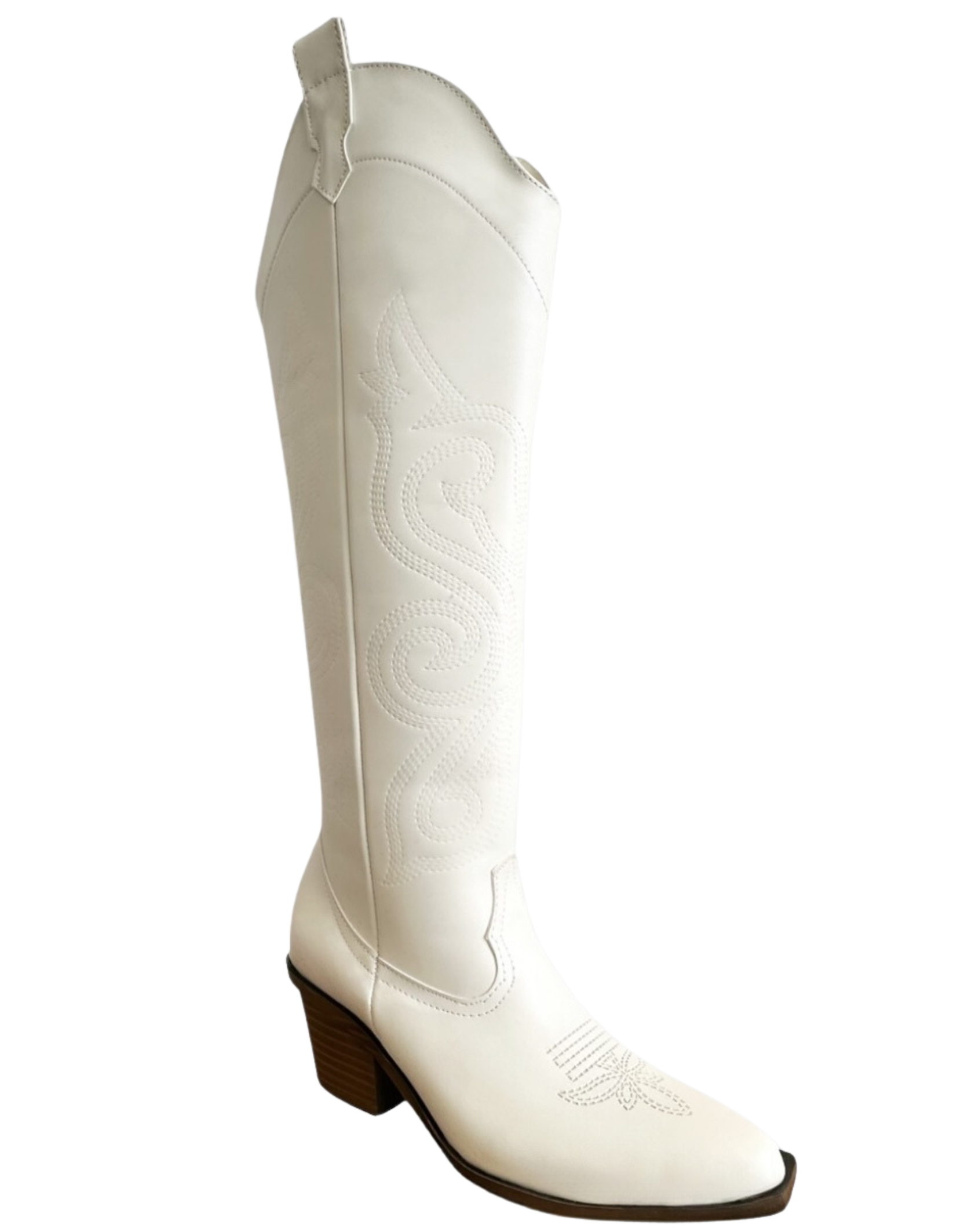Foto 1 | Botas Malabis Blancas para Mujer
