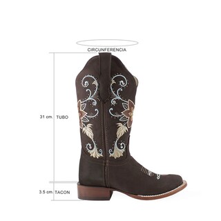Foto 6 | Botas Especial Chocolate Ladies el Malcreado Lm12 para Mujer