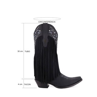 Foto 7 | Bota Forajida Ladies el Malcreado Lm84 Negra para Mujer