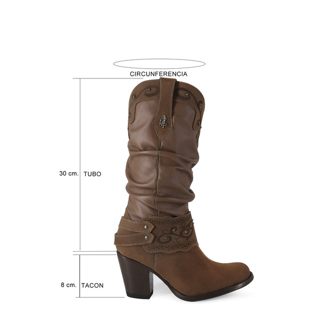 Foto 7 | Botas Bella Miel Ladies el Malcreado Lm137 para Mujer