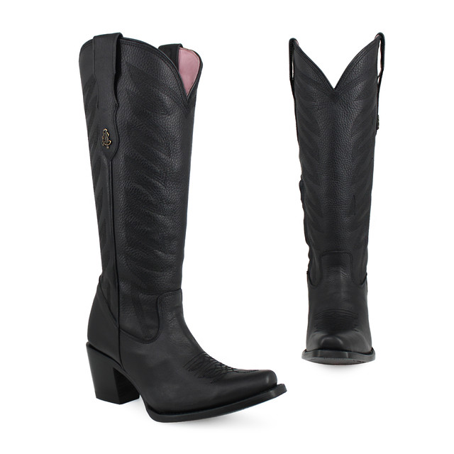 Foto 4 | Botas Ladies El Malcreado Lm03 Negras para Mujer