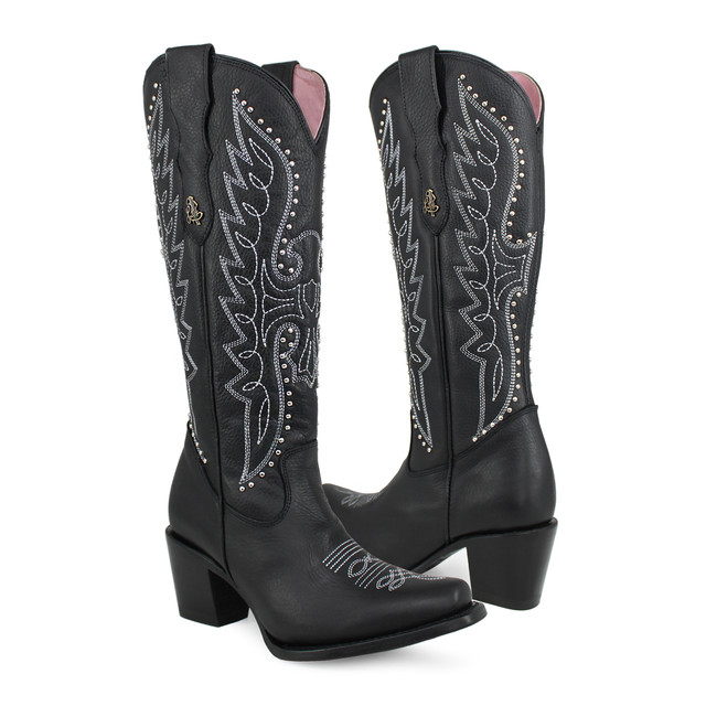 Botas Liberty Altas Ladies el Malcreado Lm29 Negras para Mujer