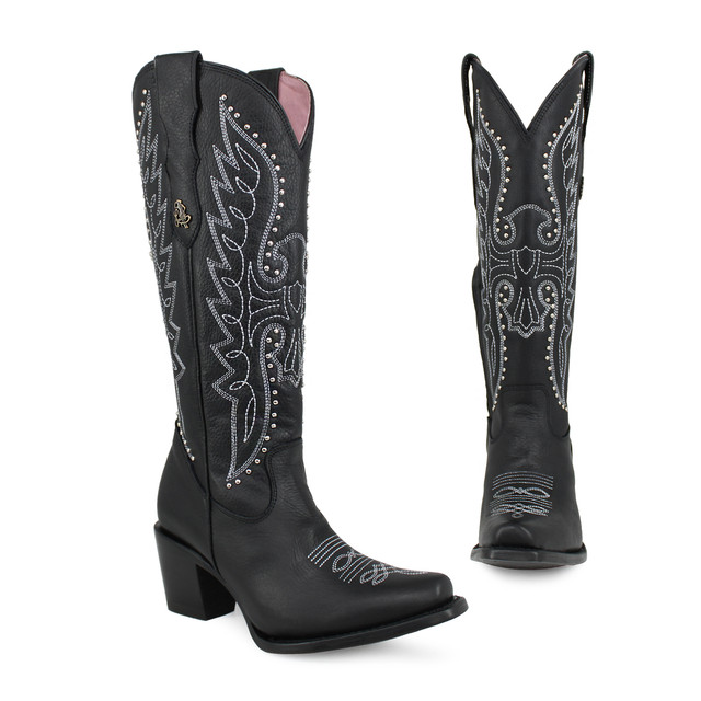 Foto 5 pulgar | Botas Liberty Altas Ladies el Malcreado Lm29 Negras para Mujer