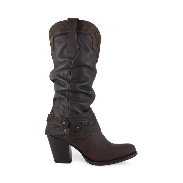 Foto 5 | Botas Bella Chocolate Ladies el Malcreado Lm136 para Mujer