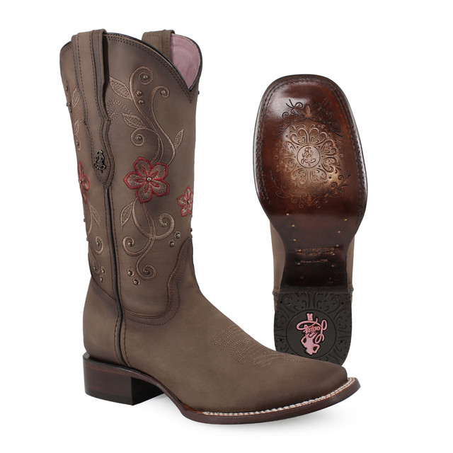 Foto 4 pulgar | Botas Adorada Tan Ladies el Malcreado Lm138 para Mujer