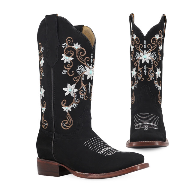 Foto 4 | Botas Cristal  Ladies el Malcreado Lm110 Negras para Mujer