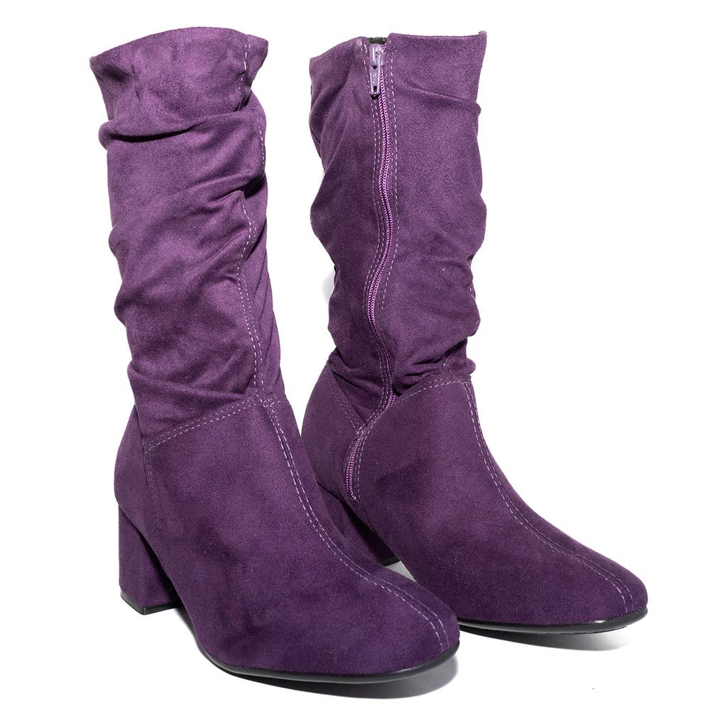 Foto 5 | Botas Beira Rio 9076.102.25498 Púrpura para Mujer