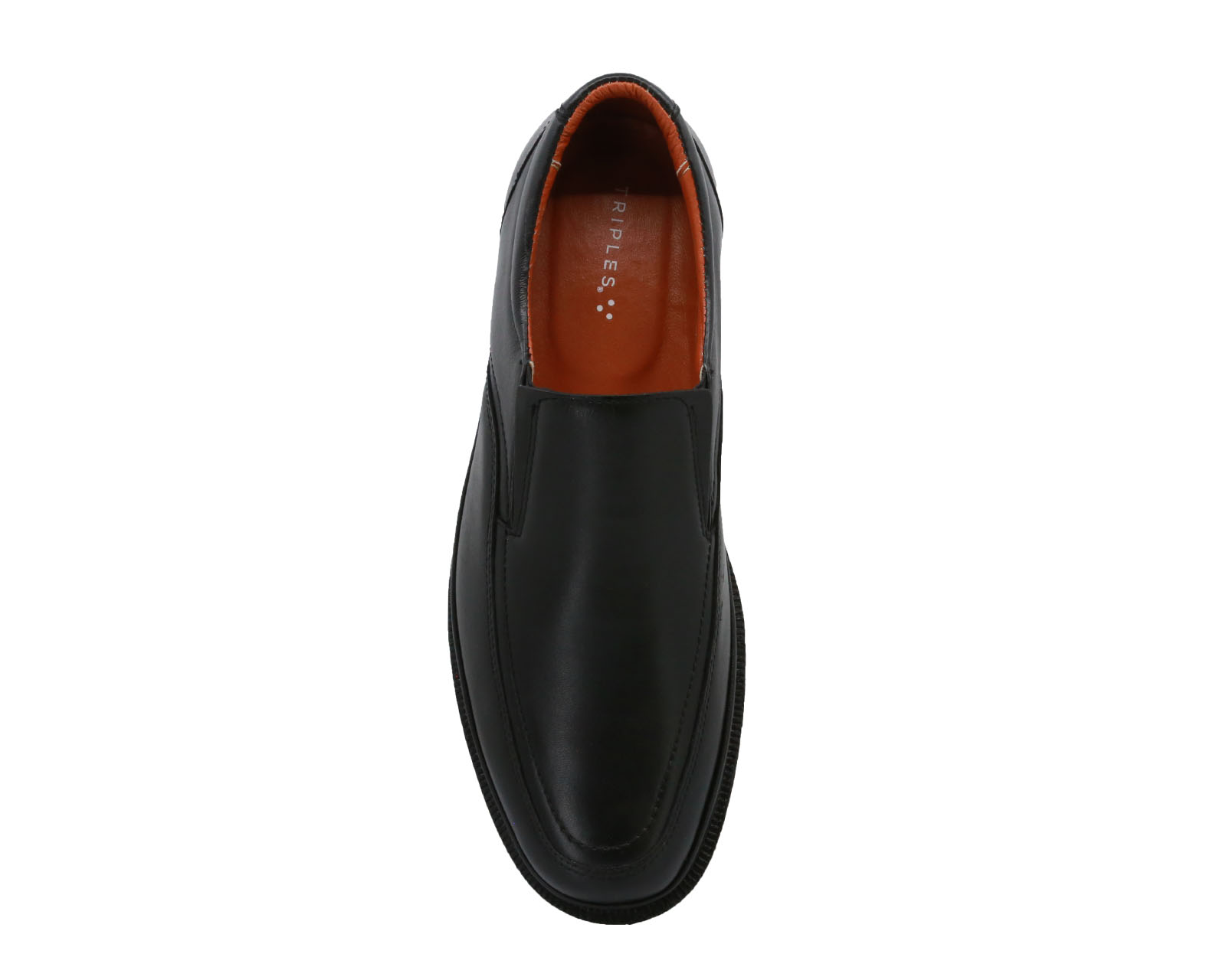 Foto 7 pulgar | Zapato Mocasín de Piel Triples Zurich Negros para Hombre