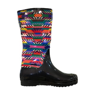 Foto 1 | Botas de Lluvia Moebius Multicolor Rayas para Mujer