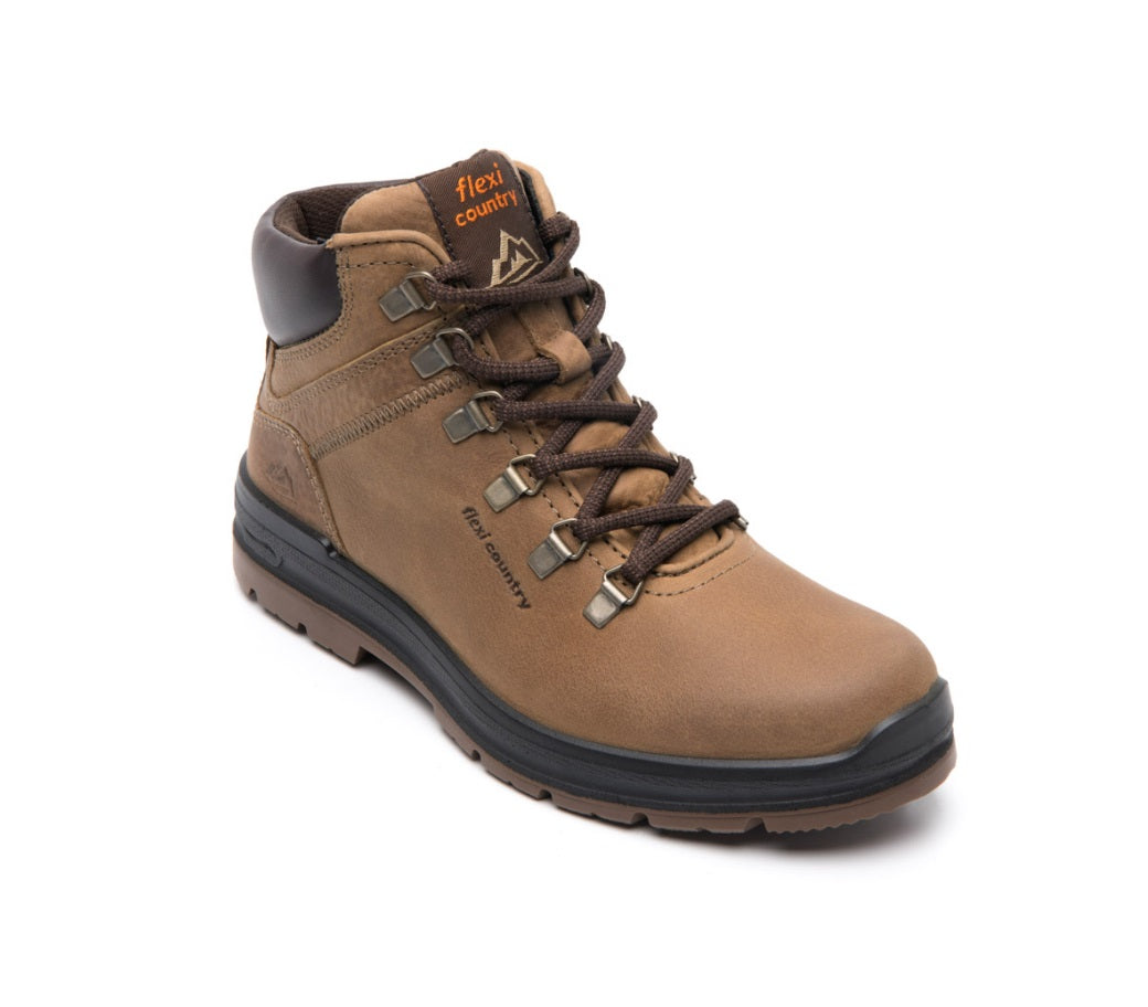 Botines Flexi 116802 color Ocre Outdoor para Mujer