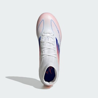 Foto 5 | Calzado de Fútbol F50 League Pasto Sintético Corte Medio Adidas Blanco Mujer