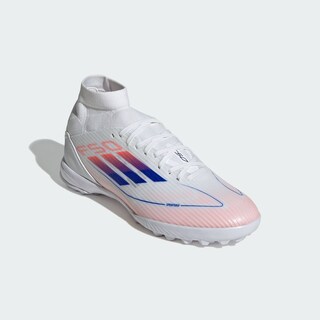 Foto 7 | Calzado de Fútbol F50 League Pasto Sintético Corte Medio Adidas Blanco Mujer