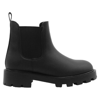 Foto 2 | Botas Casuales Exterior Piel Vegana Color Negro Para Mujer De Rbcollection