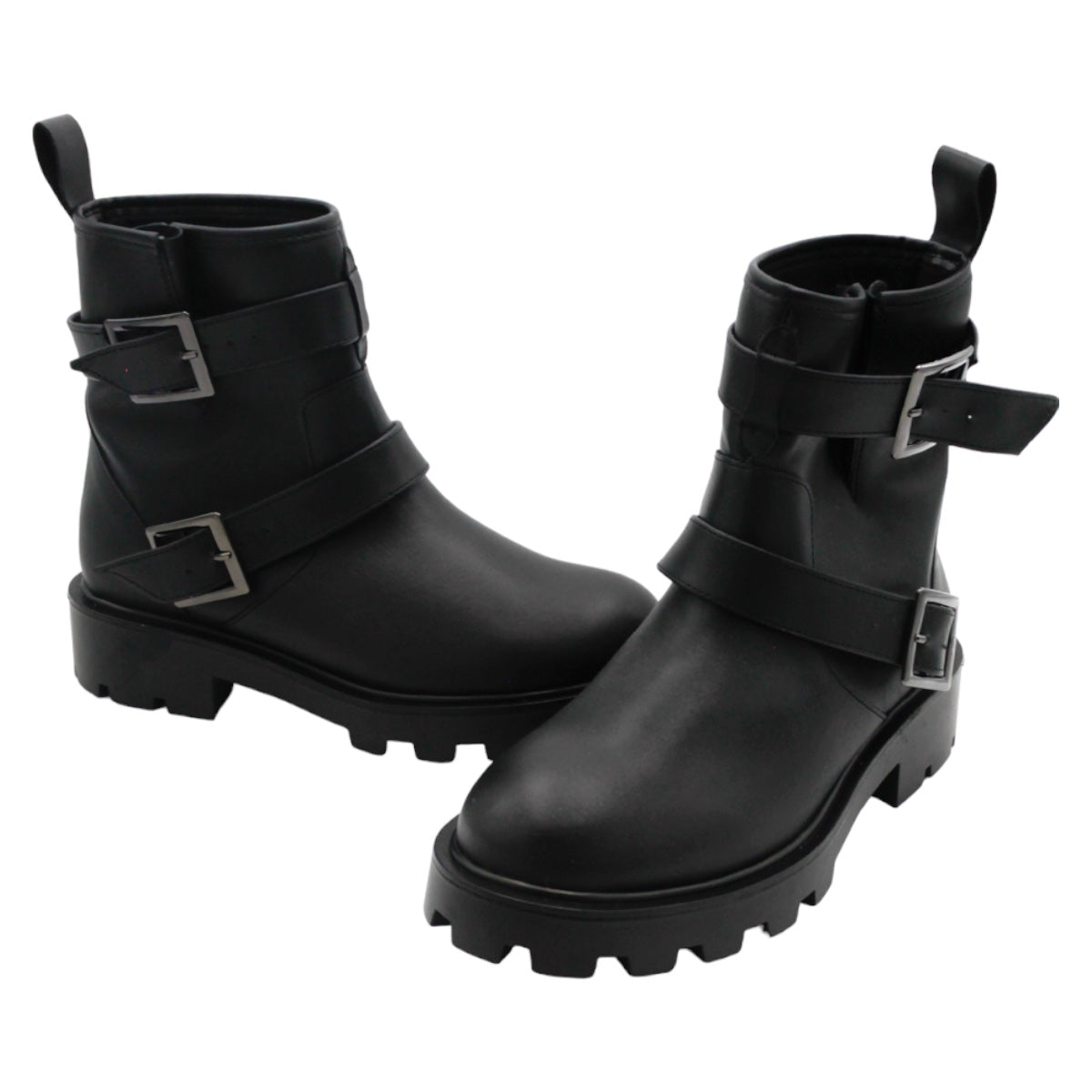 Foto 6 pulgar | Botas Casuales Exterior Piel Vegana Color Negro Para Mujer De Rbcollection