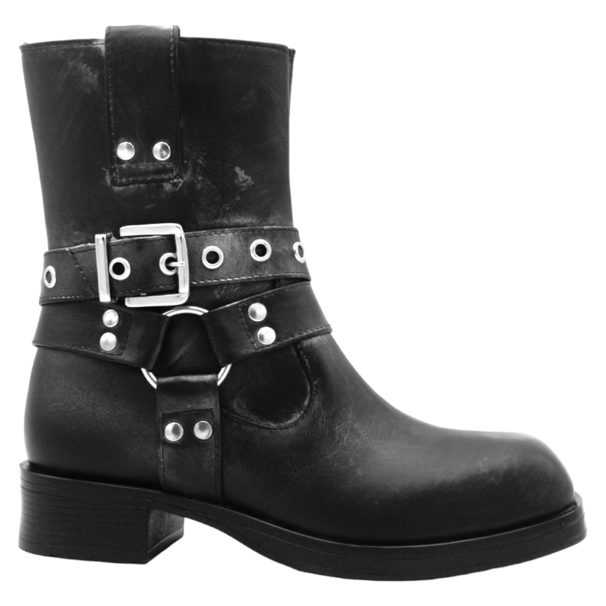 Foto 3 pulgar | Botas Casuales Exterior Piel Vegana Color Negro Para Mujer De Rbcollection