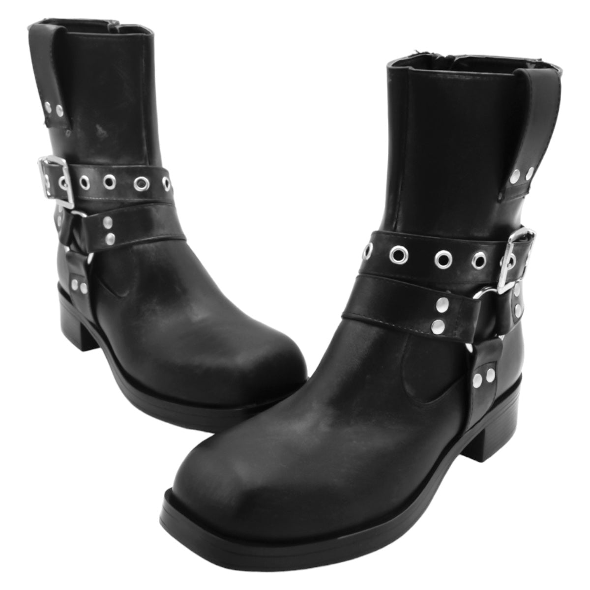 Foto 6 pulgar | Botas Casuales Exterior Piel Vegana Color Negro Para Mujer De Rbcollection