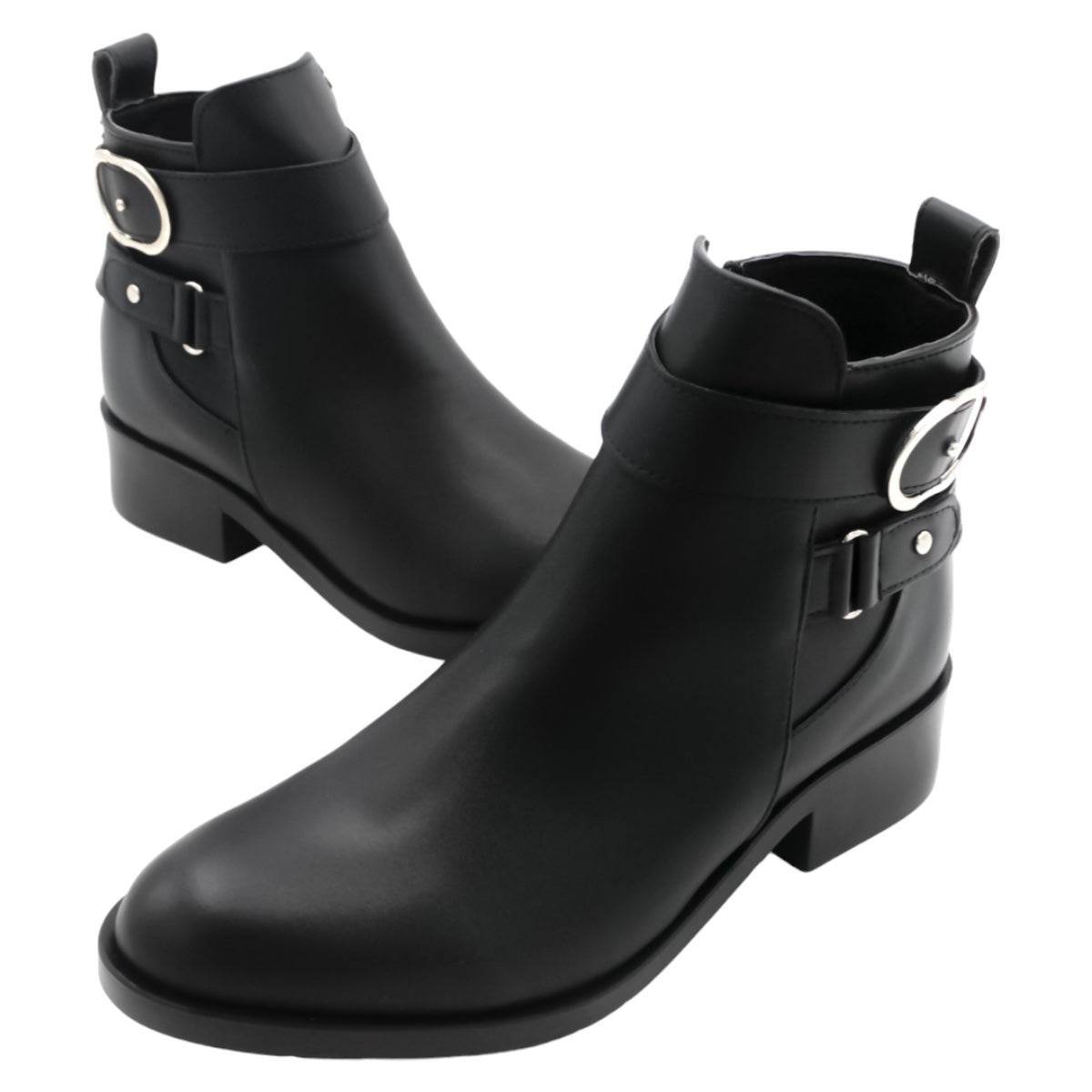 Foto 6 pulgar | Botas Casuales Exterior Piel Vegana Color Negro Para Mujer De Rbcollection