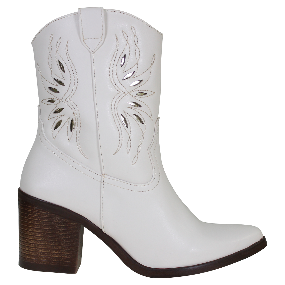 Foto 1 | Botas Vaqueras Claudio Rocco 6027 Beige para Mujer