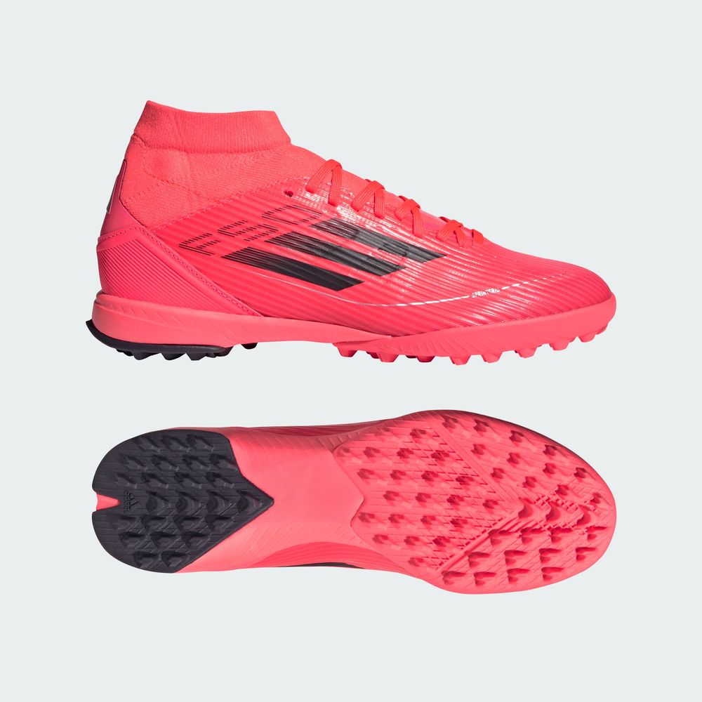 Foto 4 | Calzado De Fútbol F50 League Pasto Sintético Corte Medio Adidas Rosa Mujer