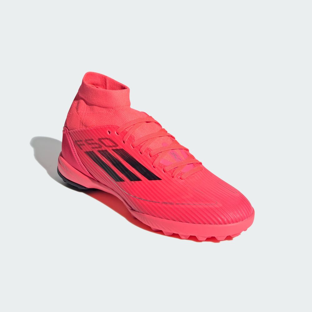 Foto 7 | Calzado De Fútbol F50 League Pasto Sintético Corte Medio Adidas Rosa Mujer