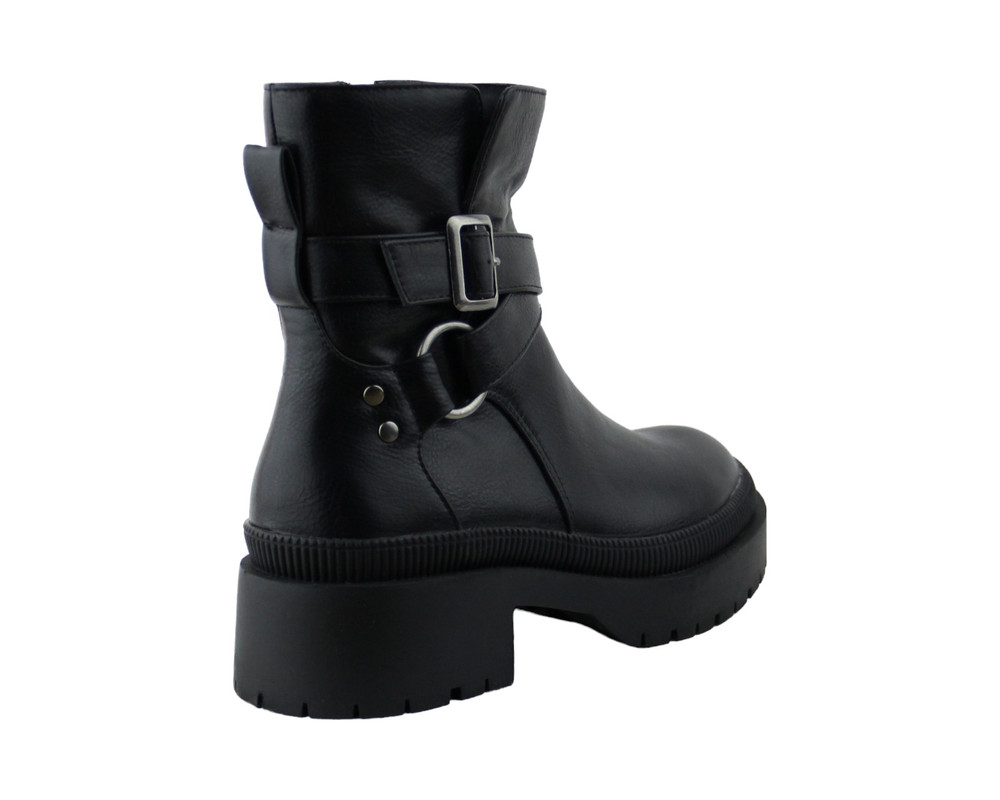 Foto 4 pulgar | Botín Lob Footwear Pu Negro 92504503 para Mujer